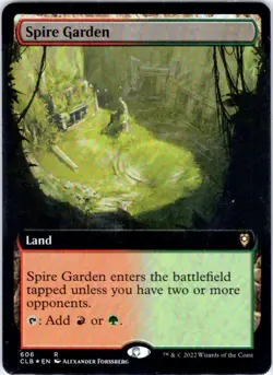 Spire Garden (Extended Art) | Foil | Commander Legends: Battle for Baldur's Gate - Image 1