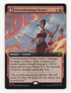 Overwhelming Victory Extended Art Avatar: The Last Airbender: Eternal Regular NM - Image 1