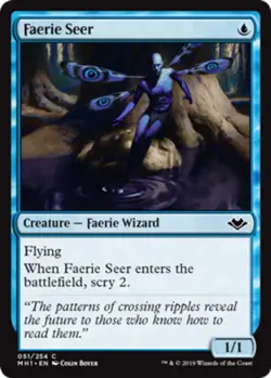 4x Faerie Seer NM-Mint, English Modern Horizons MTG Magic - Image 1