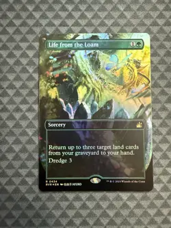 MTG Life from the Loam #0434 Foil Anime Borderless Rare Ravnica Remastered (RVR) - Image 1