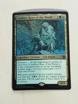 MTG FOIL Arahbo, Roar of the World Commander 2017 Magic the Gathering - Image 1