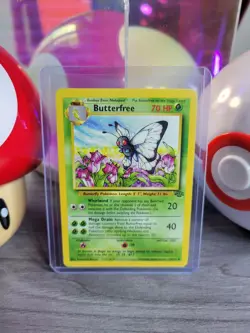 Butterfree 33/64 Pokemon TCG Jungle Unlimited Regular Uncommon LP - Image 1