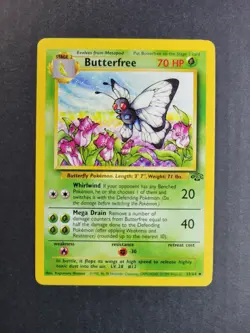 Butterfree 33/64 Pokemon TCG Jungle Unlimited Regular Uncommon LP - Image 2