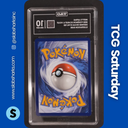 2025 POKEMON DESTINED RIVALS #194/182 MISTY'S LAPRAS ILLUSTRATION RARE TAG 10 - Image 2