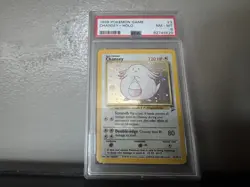 Pokemon 1999 Base Set Chansey 003/102 Holo Rare PSA 8 English - Image 1