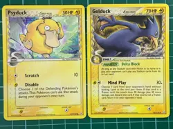 Psyduck 81/110 + Golduck 43/110 Uncommon Non-Holo Pokemon TCG 2006 - Image 1