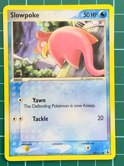 Slowpoke 83/113 Common Pokemon TCG EX Delta Species 2005 Non-Holo - Image 1