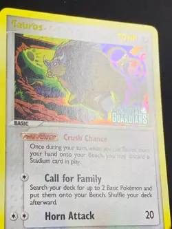 Pokemon TCG Tauros Crystal Guardians 12/100 Holo Rare - Image 5