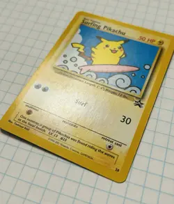 Pokemon TCG Surfing Pikachu 28/53 Wotc Promo Light Play - Image 2