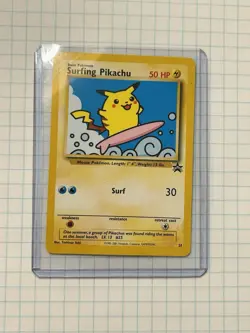 Pokemon TCG Surfing Pikachu 28/53 Wotc Promo Light Play - Image 5