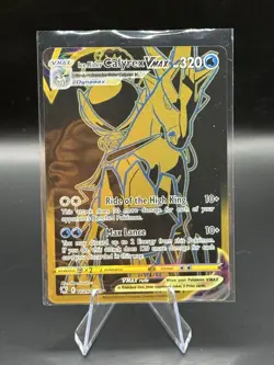 [NM] Ice Rider Calyrex Vmax Black Gold TG29/TG30 Pokemon TCG - Image 1