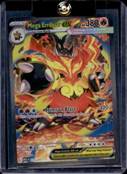 2026 Pokemon Ascended Heroes Mega Emboar ex Special Illustration Rare #273/217 - Image 1