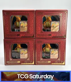 POKEMON CHARIZARD EX SUPER-PREMIUM COLLECTION SEALED BOX LOT OF 4 - Image 1