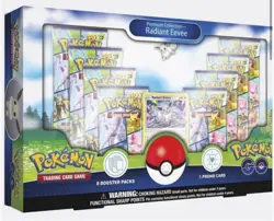 Pokemon TCG (Pokemon Go) Radiant Eevee Premium Collection Box (1 New Sealed) - Image 1