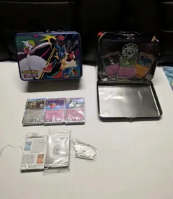 Pokemon Lunch Box Tin - EMPTY With Bulk - Image 1