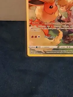 Pokemon Flareon TG01/TG30 Brilliant Stars Trainer Gallery Holo Ultra Rare Card - Image 2