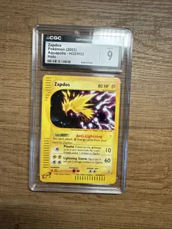 Pokemon Zapdos Holo Rare H32/H32 Aquapolis CGC 9 - Mint - Image 2