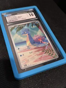 2025 POKEMON DESTINED RIVALS #194/182 MISTY'S LAPRAS CGC 10 GEM MINT - Image 1