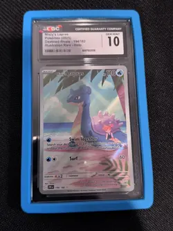 2025 POKEMON DESTINED RIVALS #194/182 MISTY'S LAPRAS CGC 10 GEM MINT - Image 2