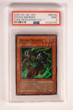 Yugioh PSA 9 Exodia Necross DR1-EN182 Super Rare - Image 1