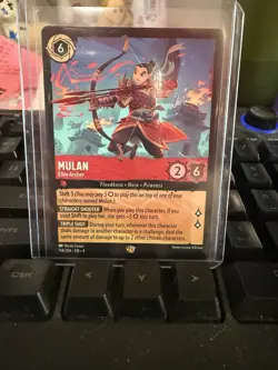 Disney Lorcana TCG - Mulan Elite Archer - 114/204 - Ursula's Return - Legendary - Image 1