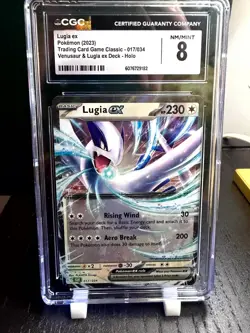 Lugia ex 017/034 CGC 8 NM/MINT 2023 Trading Card Game Classic - Image 1