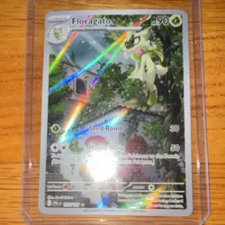 Pokemon Floragato Illustration Rare Full Art Holo 197/193 Paldea Evolved Card - Image 1