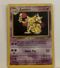 Alakazam Base Evolution Set Includes 1 Holo Good Condition Cards. - Image 3