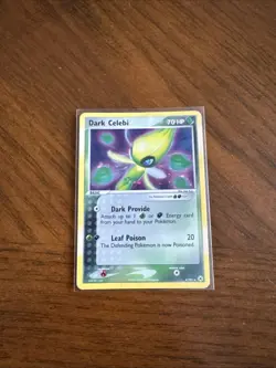 Pokemon Dark Celebi Holo Rare TCG Card #4/101 Hidden Legends Series - Image 1