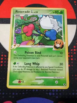 Roserade GL 12/111 Rising Rivals Holo Pokemon TCG Card -R1 - Image 1