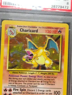 PSA 8 Charizard 4/102 Base Set Holo Pokemon Card WOTC 1999 Near Mint HOLY GRAIL - Image 3