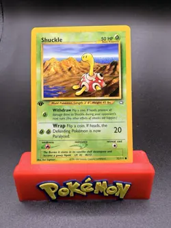 Shuckle 72/111 1st Edition Neo Genesis Pokemon Card TCG Vintage Common - NM - Image 1