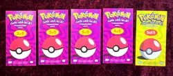Set of 5 Topps Pokemon TV Animation Edition Series 1 & 2 Jumbo Trading Cards - Image 2