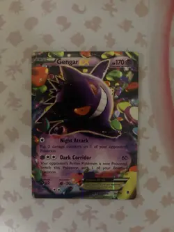 Pokemon Gengar EX & Mega Gengar EX XY Phantom Forces Holo Card Lot of 2 - Image 1