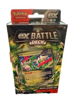 Pokemon TCG Iron Leaves ex Battle Deck Factory Sealed 60 Card Deck - Image 1