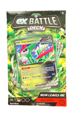 Pokemon TCG Iron Leaves ex Battle Deck Factory Sealed 60 Card Deck - Image 2