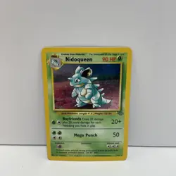 Nidoqueen Jungle 7/64 Unlimited Holo Rare Pokemon TGC Card LP - Image 1