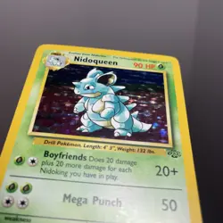 Nidoqueen Jungle 7/64 Unlimited Holo Rare Pokemon TGC Card LP - Image 5
