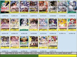 ONE PIECE ENG TCG: GREEN YELLOW YAMATO CORE DECK 76 CARD NEAR MINT - Image 2