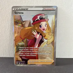 Pokemon Card Serena 193/195 Silver Tempest Full Art Holo Trainer NM - Image 1