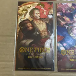 One Piece TCG New Year Red Packet Boa Hancock Luffy Zoro Set of 3 Promo Cards - Image 3