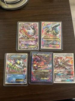 Pokemon Full Art EX GX Holo Card Lot - Gengar, Blastoise, Kyogre, Garchomp, Sol… - Image 1