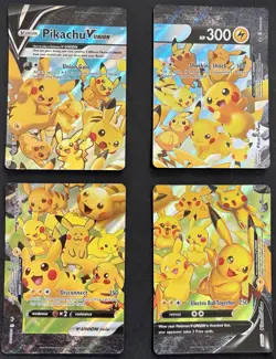 Pikachu V-Union [Set of 4] SWSH: Sword & Shield Promo Cards Holo - Image 1