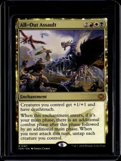 All-Out Assault - 167 - TDM - NM - MTG Magic the Gathering - Image 1