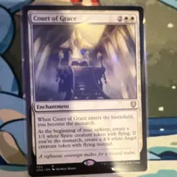 Magic: The Gathering Court of Grace Enchantment Rare White Commander Phyrexia - Image 1