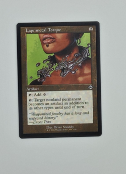 Liquimetal Torque Vintage Frame Modern Horizons II Magic MTG Commander Pack Fres - Image 1