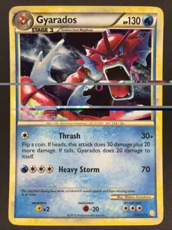 Gyarados (Shiny) 123/123 - Pokemon HeartGold & SoulSilver Holo Rare LP - Image 1