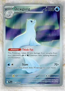 2025 Pokemon PFL EN- Phantasmal Flames #097 Dewgong IR - Image 1