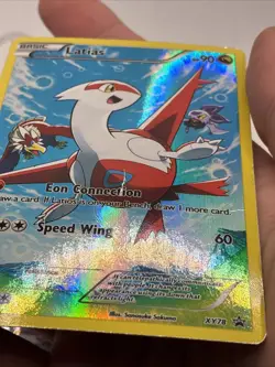 Latias XY78 2015 Pokemon Full Art Black Star Holo Promo XY MP - Image 3