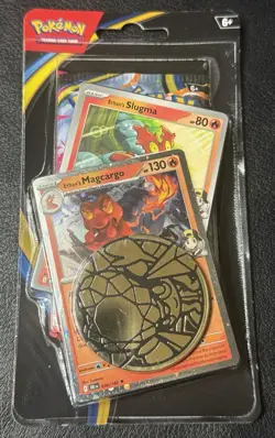Pokemon TCG: Phantasmal Flames Checklane Blister Set of 2 - Magcargo + Greedent - Image 2
